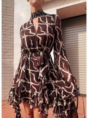alexis burgundy rustikan dress Baltic Born Womens Katinka Wrap Maxi Dress | Burgundy Multi Floral
